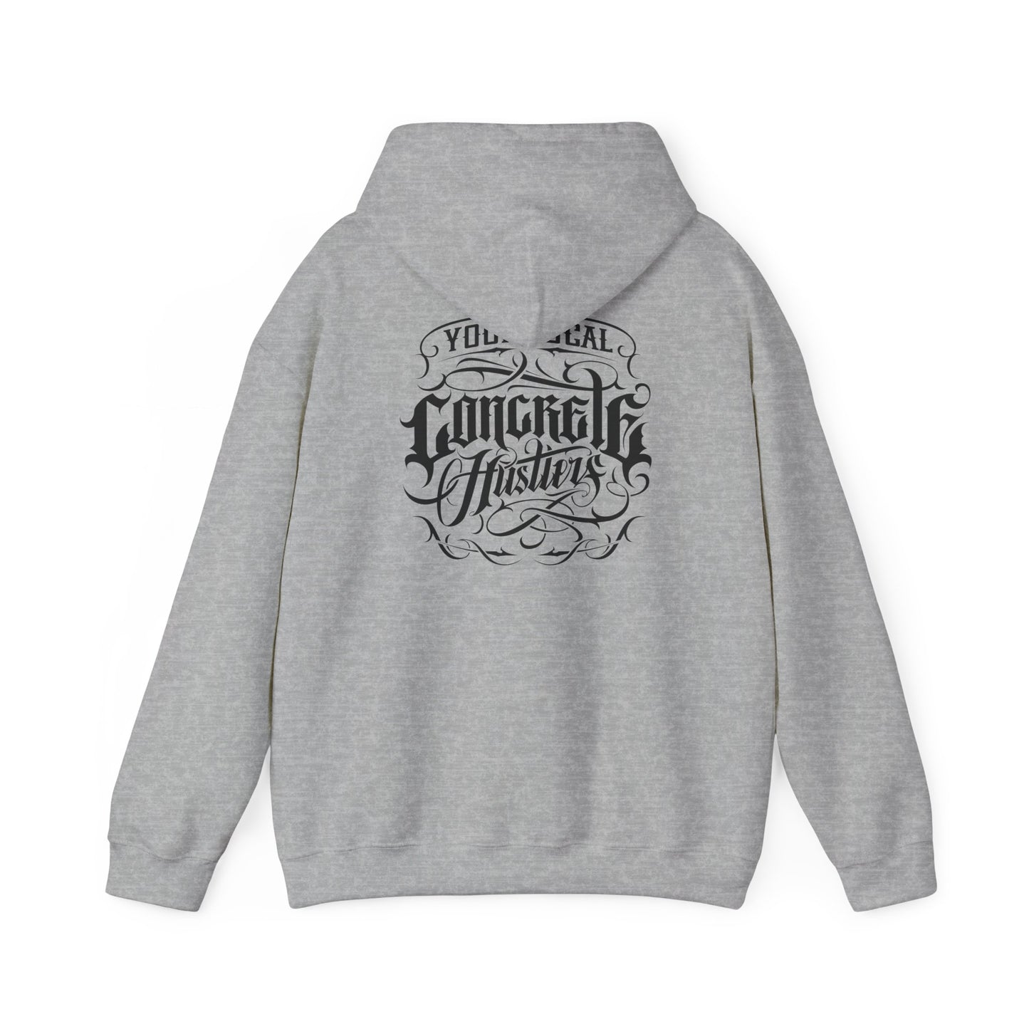 Urban Concrete Hustler Hoodie - Perfect Gift for Construction Lovers, Cozy Winter Wear, Trendy Streetwear, Graphic Sweatshirt