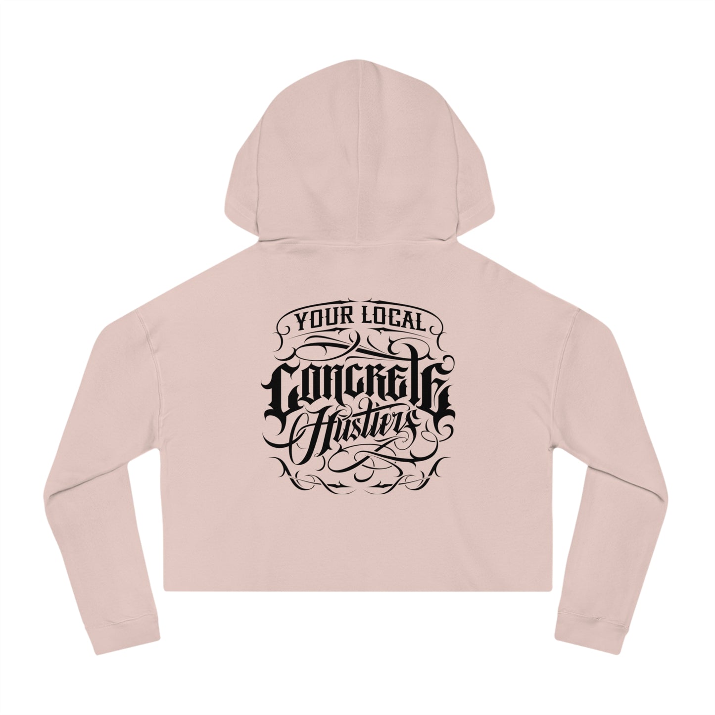 Urban Chic Women’s Cropped Hooded Sweatshirt | Street Style, Casual Wear, Gift for Her, Skate Culture, Graphic Hoodie