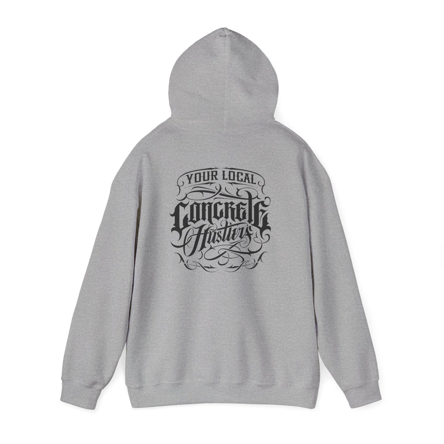 Urban Concrete Hustler Hoodie - Perfect Gift for Construction Lovers, Cozy Winter Wear, Trendy Streetwear, Graphic Sweatshirt