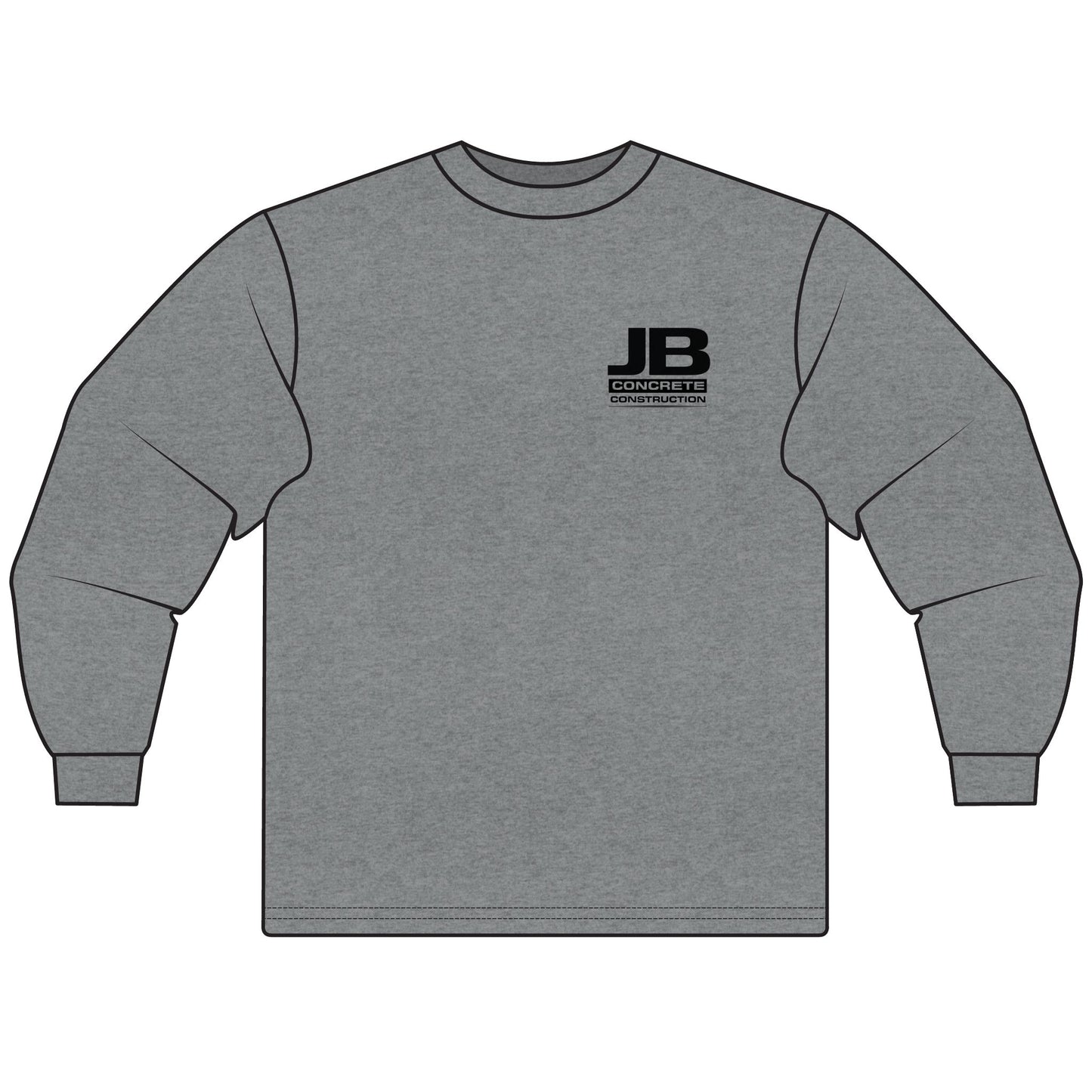 Custom Construction Long Sleeve T-Shirt | Workwear, Personalized Job Uniform, Team Apparel, Gift for Builders, Casual Every Day Use