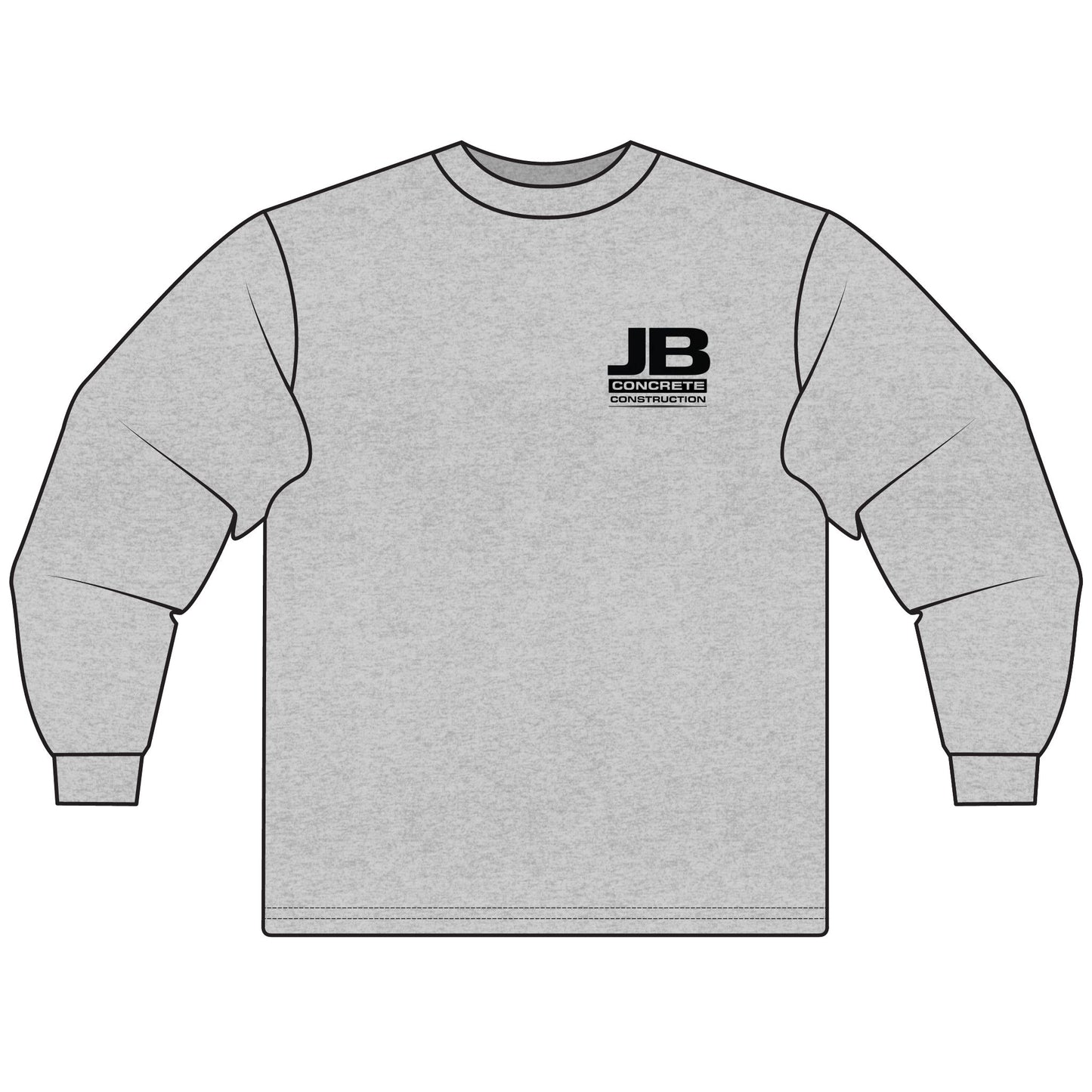 Custom Construction Long Sleeve T-Shirt | Workwear, Personalized Job Uniform, Team Apparel, Gift for Builders, Casual Every Day Use