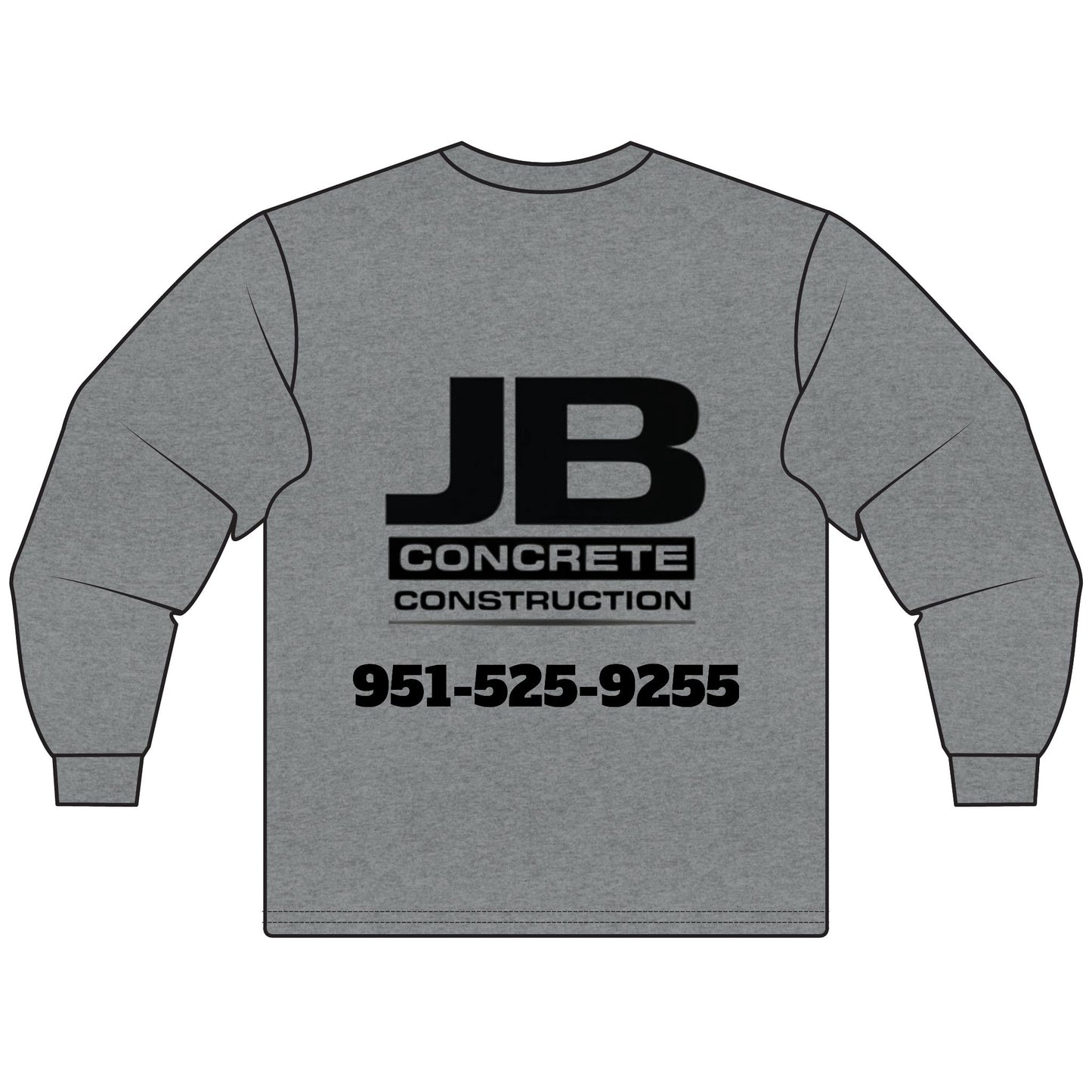 Custom Construction Long Sleeve T-Shirt | Workwear, Personalized Job Uniform, Team Apparel, Gift for Builders, Casual Every Day Use