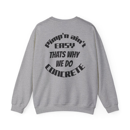 Copy of Concrete Crewneck Sweatshirt - Perfect for Construction Lovers, Gift for Builders, Casual Wear, Statement Sweatshirt, Unique Graphic Hoodie