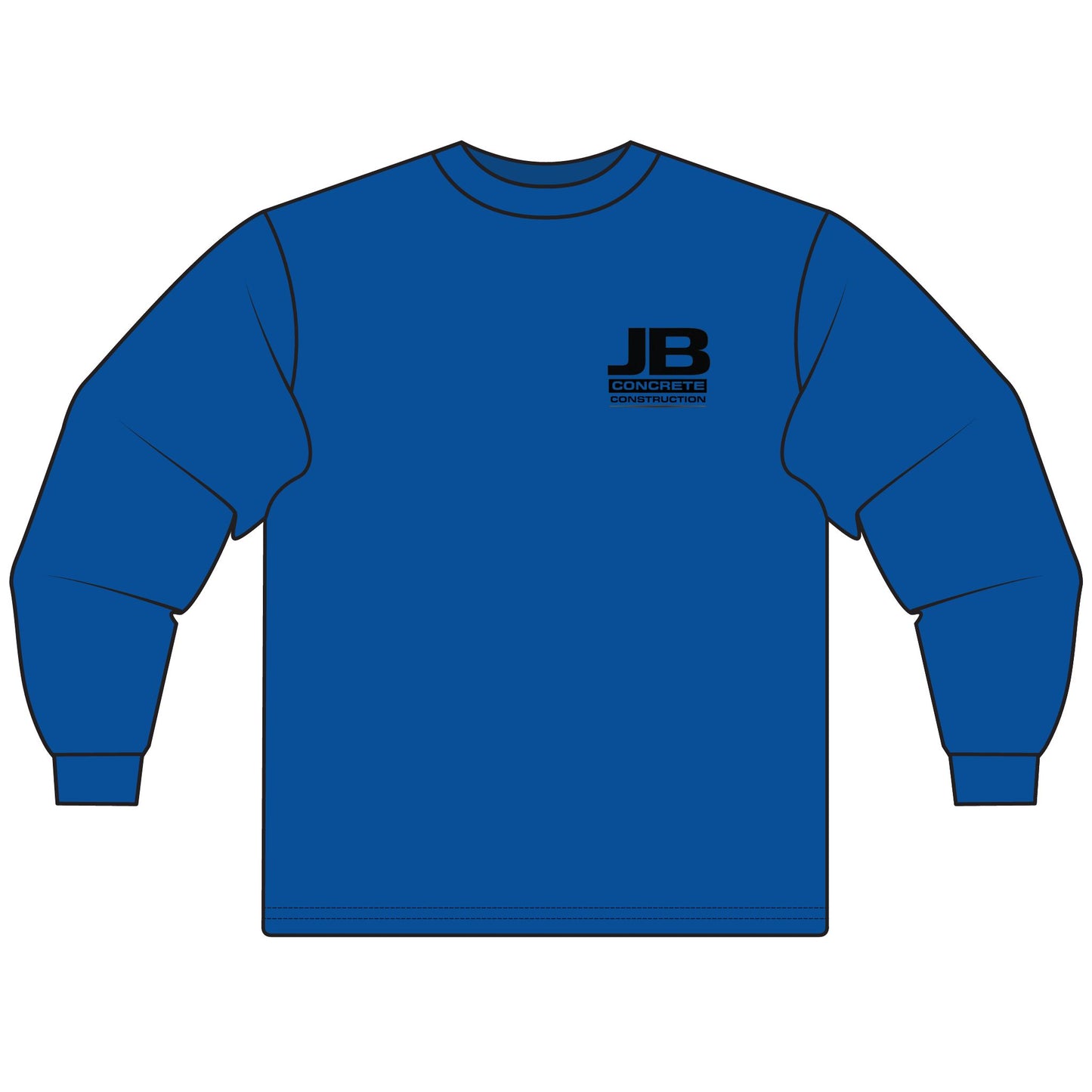 Custom Construction Long Sleeve T-Shirt | Workwear, Personalized Job Uniform, Team Apparel, Gift for Builders, Casual Every Day Use