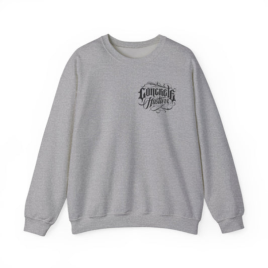 Concrete Crewneck Sweatshirt - Perfect for Construction Lovers, Gift for Builders, Casual Wear, Statement Sweatshirt, Unique Graphic Hoodie