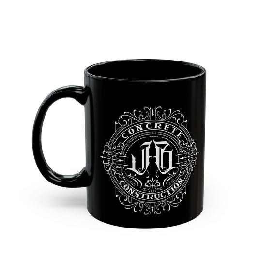 Custom Black Mug - Perfect Gift for Construction Workers, Coffee Lovers, Personalized Drinkware, Home/Office Decor, Unique Design
