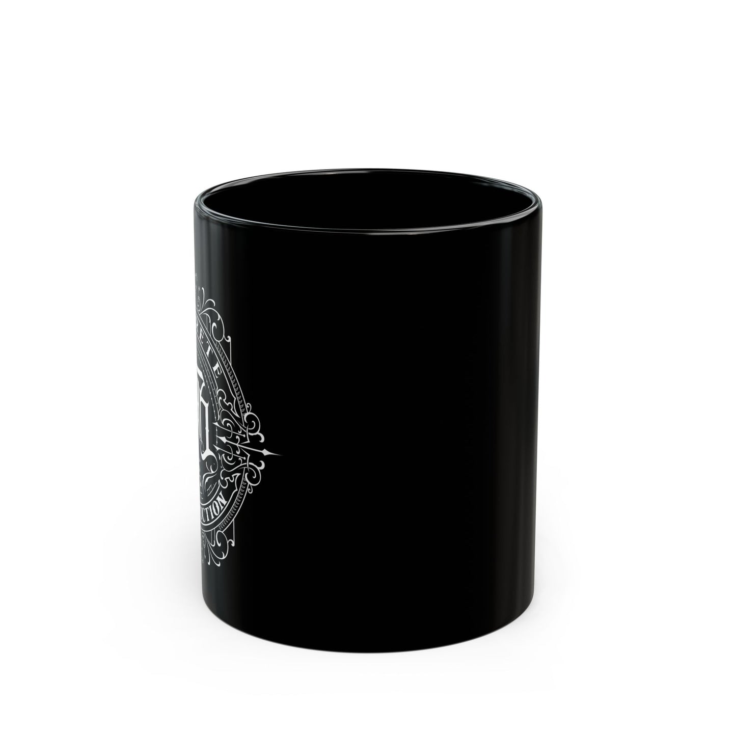 Custom Black Mug - Perfect Gift for Construction Workers, Coffee Lovers, Personalized Drinkware, Home/Office Decor, Unique Design