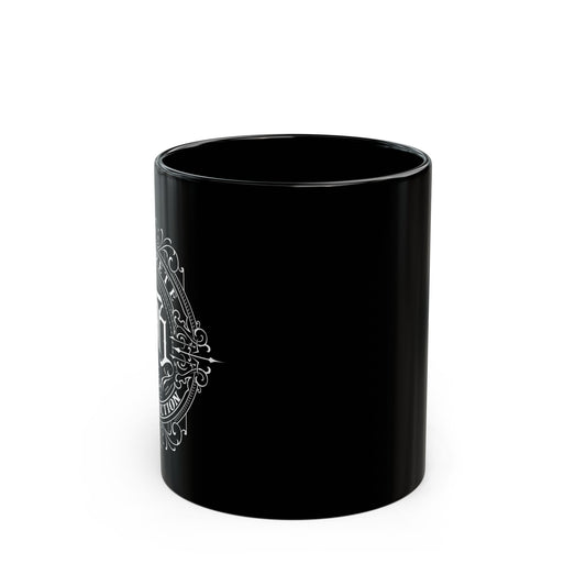 Custom Black Mug - Perfect Gift for Construction Workers, Coffee Lovers, Personalized Drinkware, Home/Office Decor, Unique Design