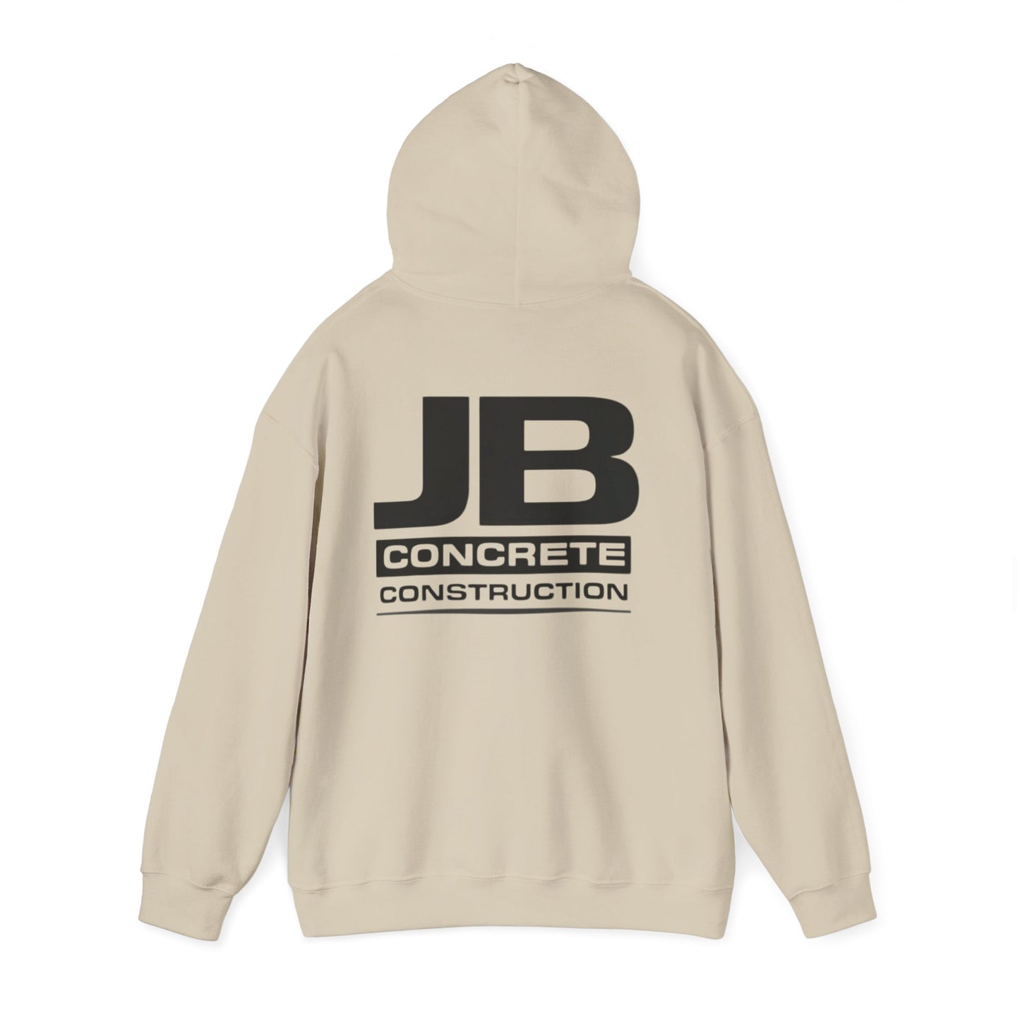 Custom Construction Hoodie, JB Concrete Heavy Blend Sweatshirt, Workwear Sweatshirt, Casual Hoodie, Gift for Builders